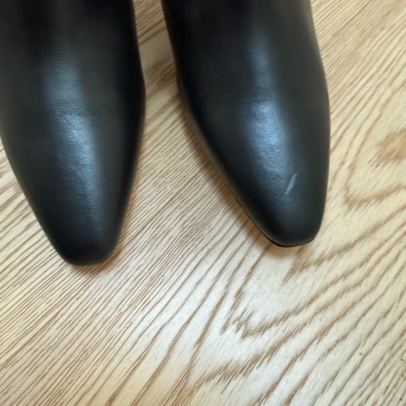 Everlane The Knee-High Banana Heel Boot in black leather size 7 new without box - Picture 12 of 14